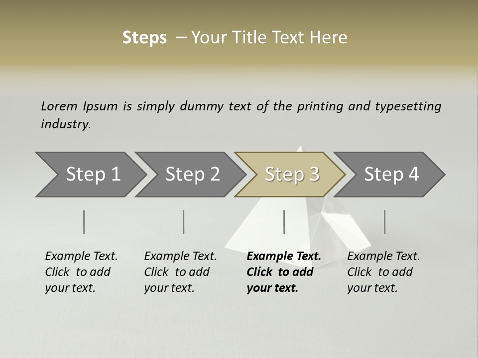 Shape Colored Background Horizontal PowerPoint Template