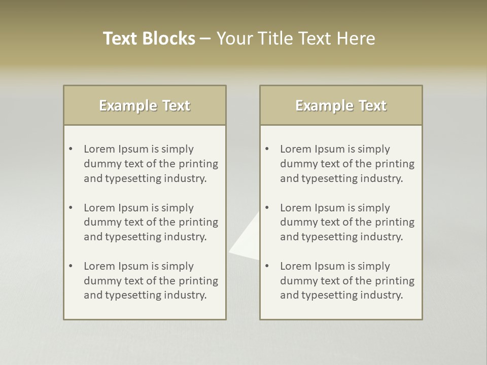 Shape Colored Background Horizontal PowerPoint Template