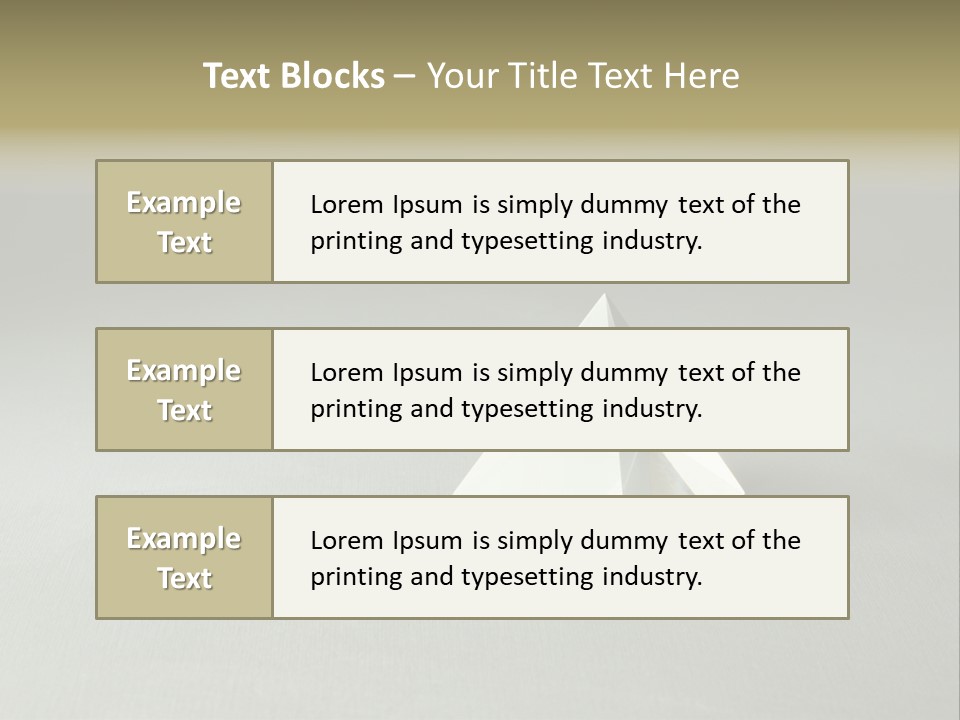 Shape Colored Background Horizontal PowerPoint Template