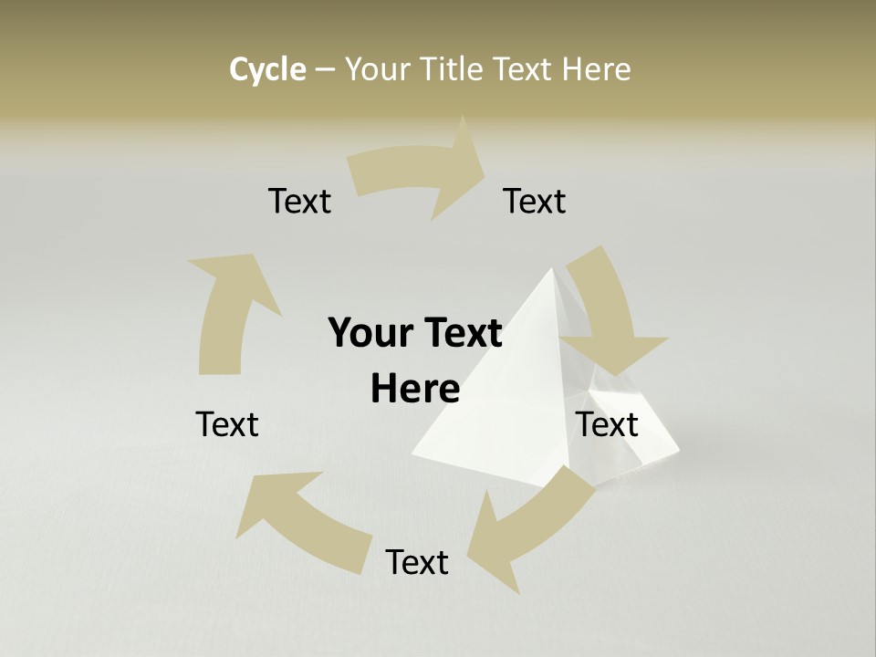 Shape Colored Background Horizontal PowerPoint Template