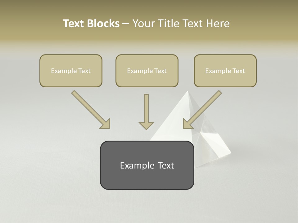 Shape Colored Background Horizontal PowerPoint Template