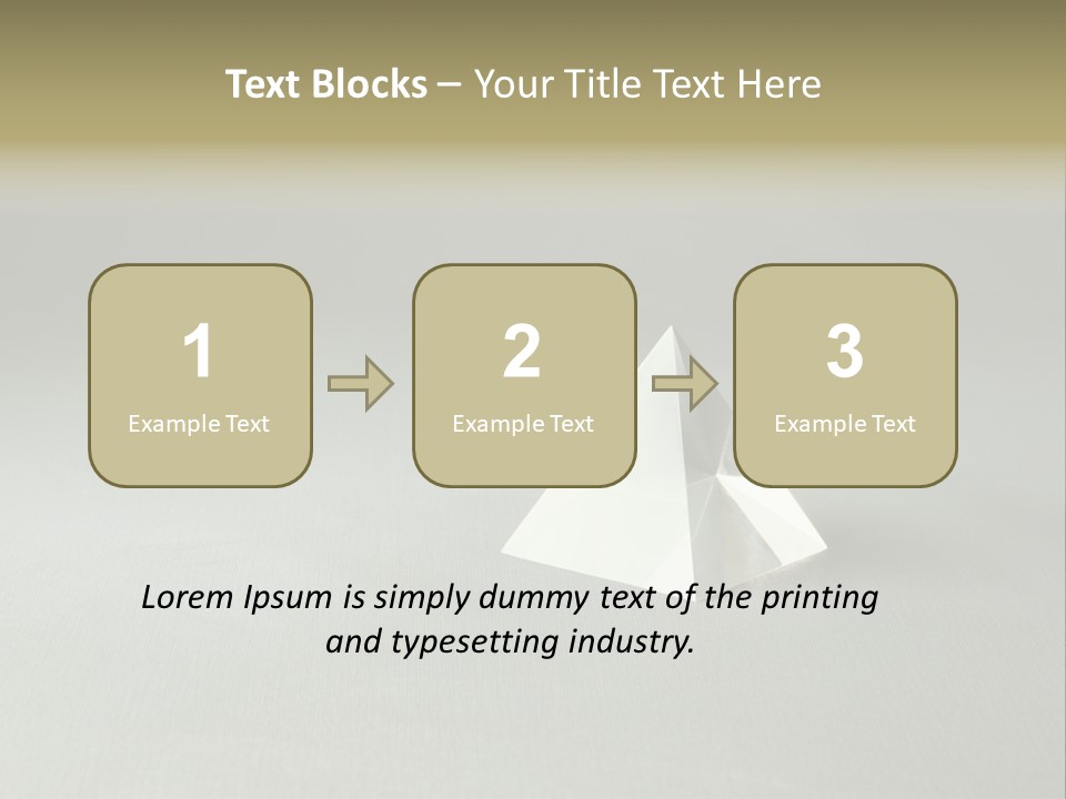 Shape Colored Background Horizontal PowerPoint Template