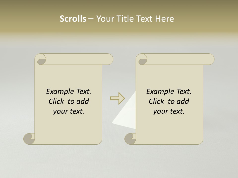 Shape Colored Background Horizontal PowerPoint Template