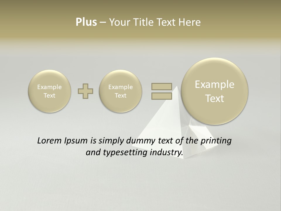 Shape Colored Background Horizontal PowerPoint Template