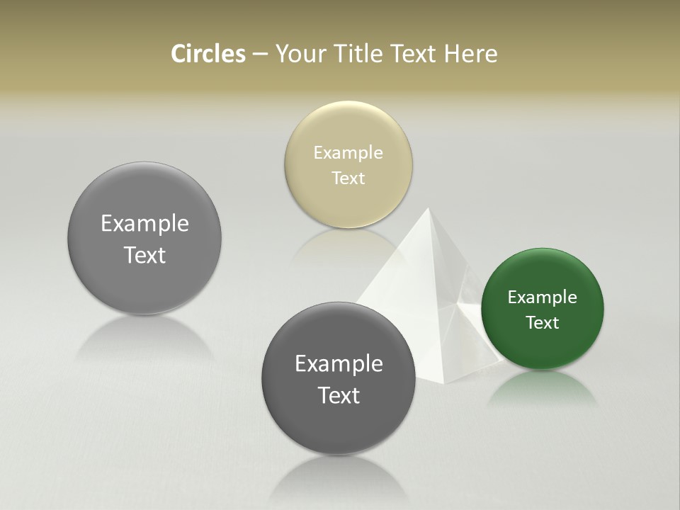 Shape Colored Background Horizontal PowerPoint Template