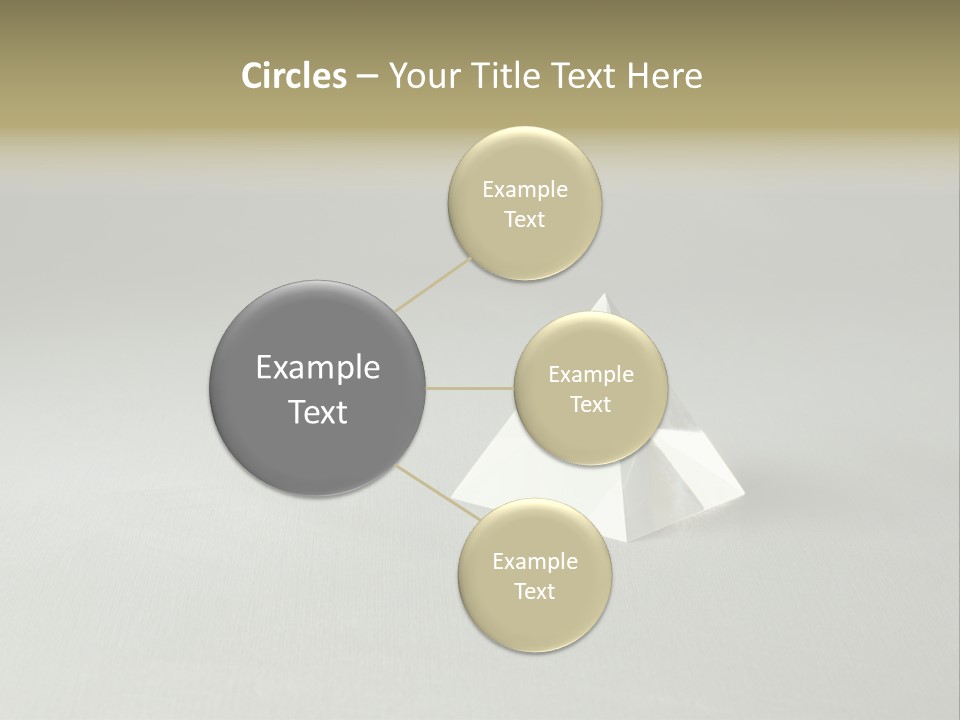 Shape Colored Background Horizontal PowerPoint Template