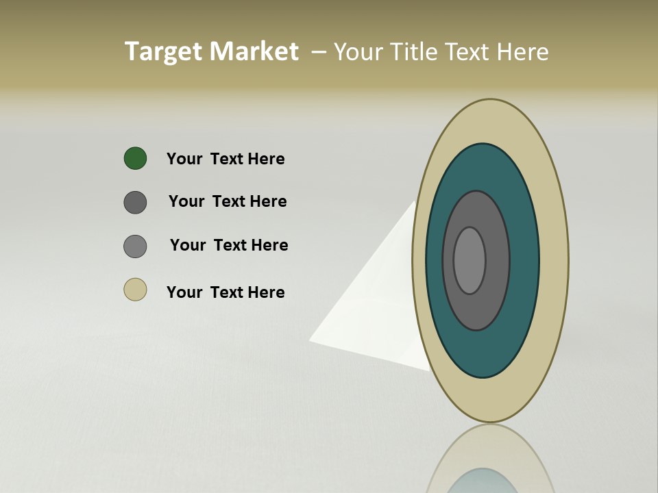 Shape Colored Background Horizontal PowerPoint Template