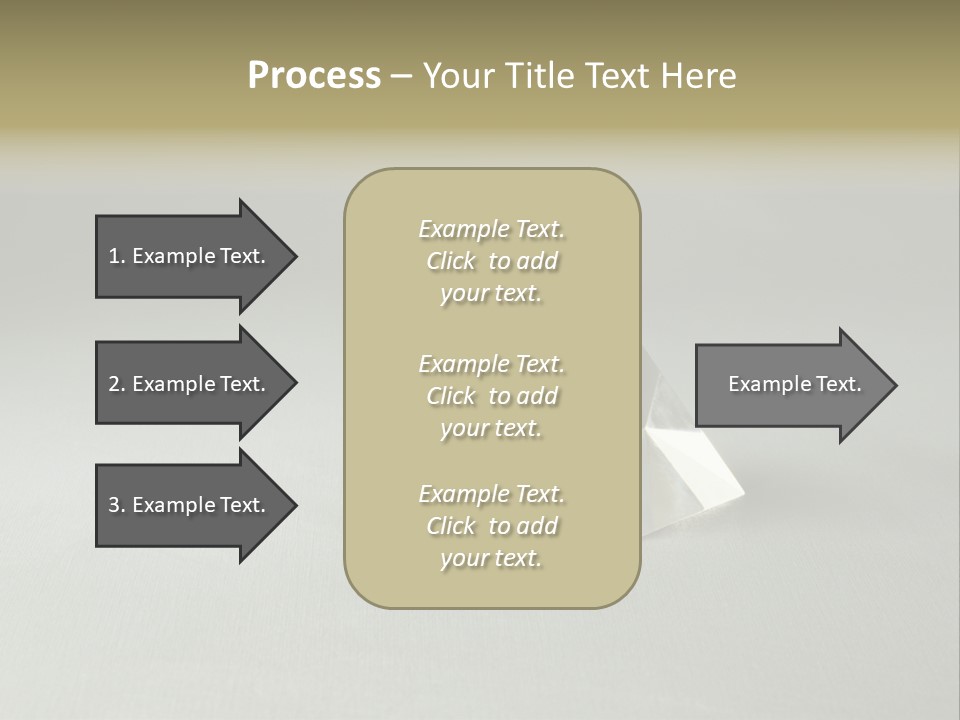 Shape Colored Background Horizontal PowerPoint Template