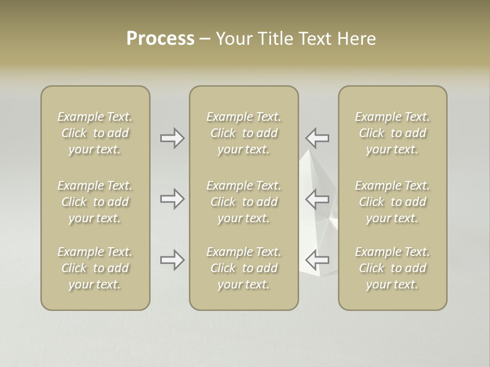 Shape Colored Background Horizontal PowerPoint Template