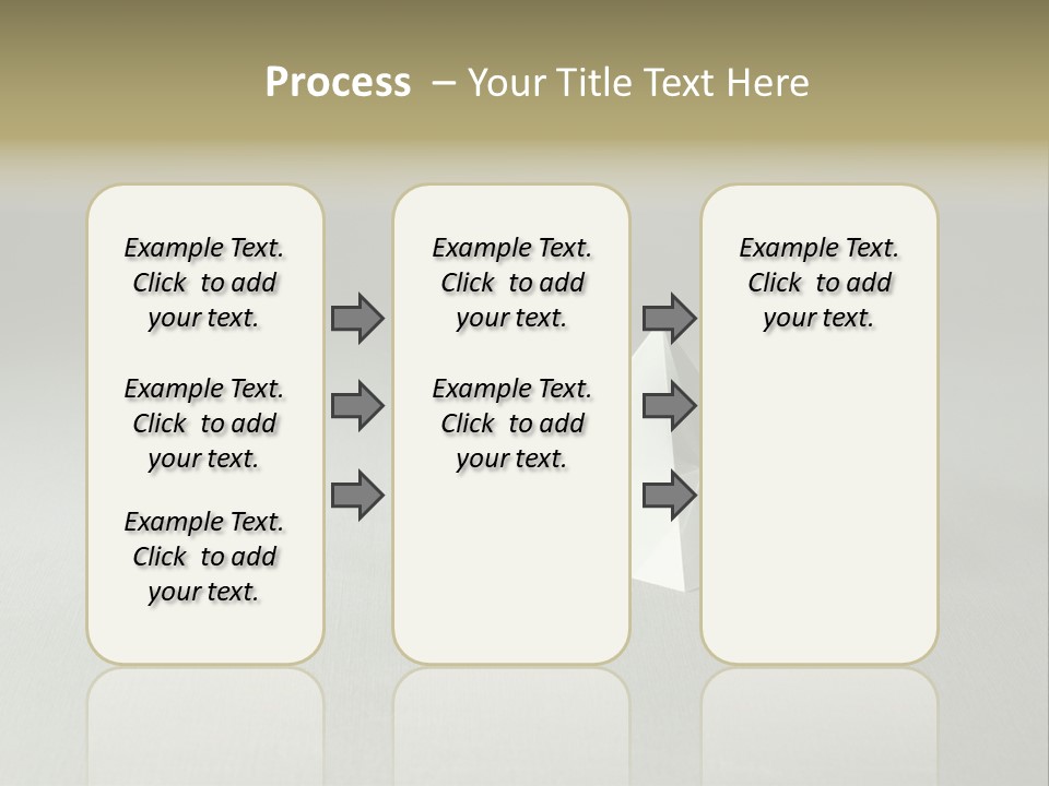 Shape Colored Background Horizontal PowerPoint Template
