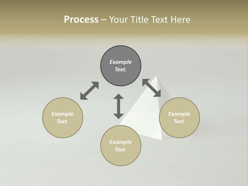 Shape Colored Background Horizontal PowerPoint Template