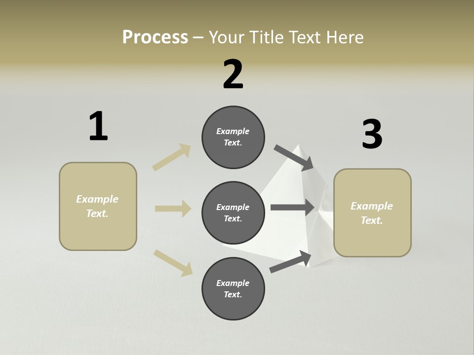 Shape Colored Background Horizontal PowerPoint Template