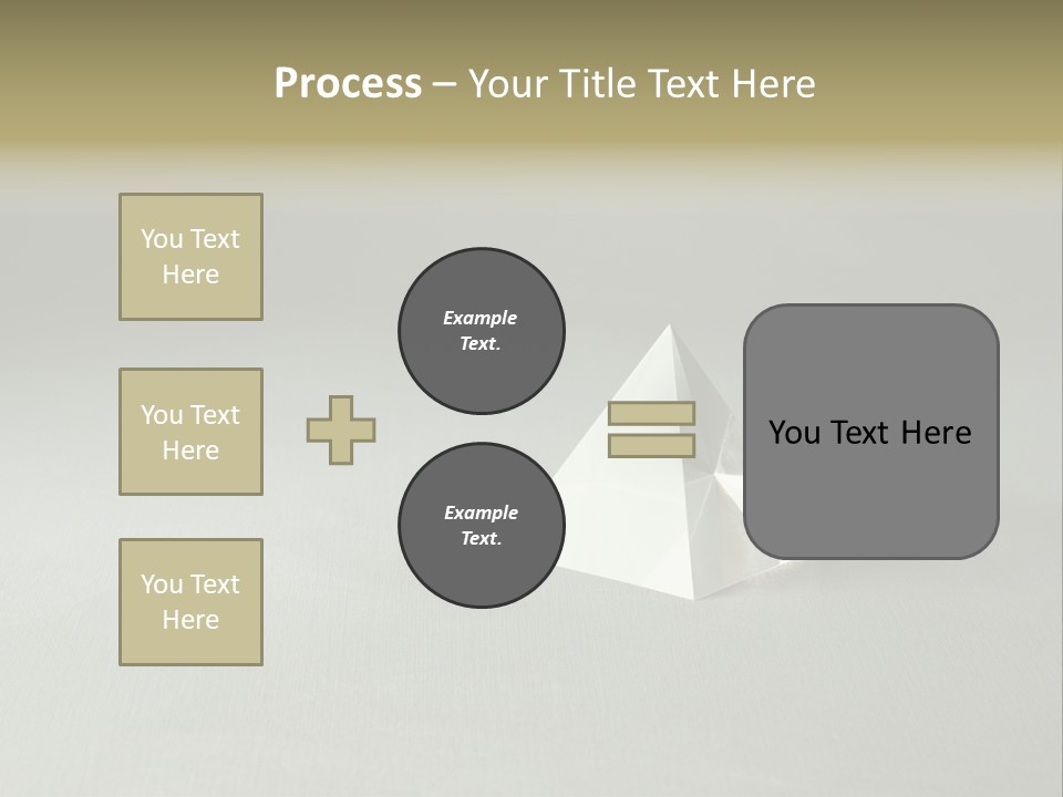 Shape Colored Background Horizontal PowerPoint Template