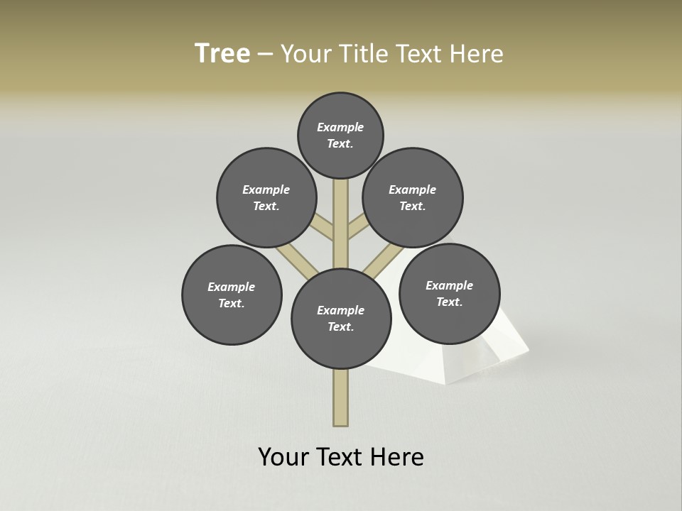 Shape Colored Background Horizontal PowerPoint Template