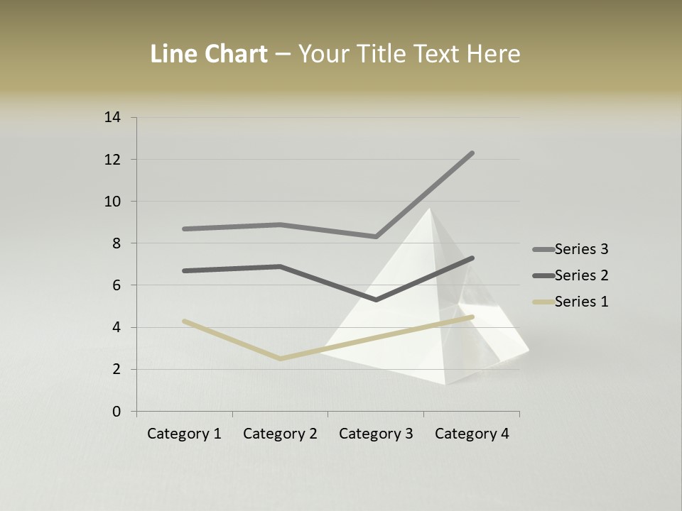 Shape Colored Background Horizontal PowerPoint Template