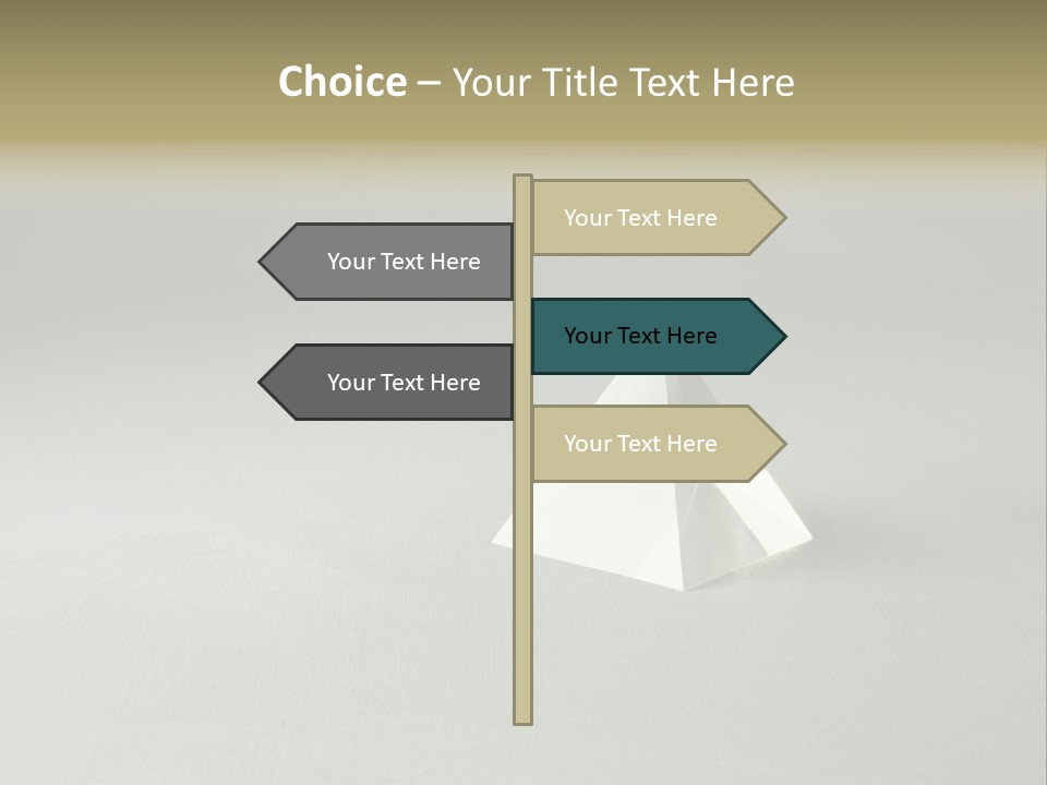 Shape Colored Background Horizontal PowerPoint Template