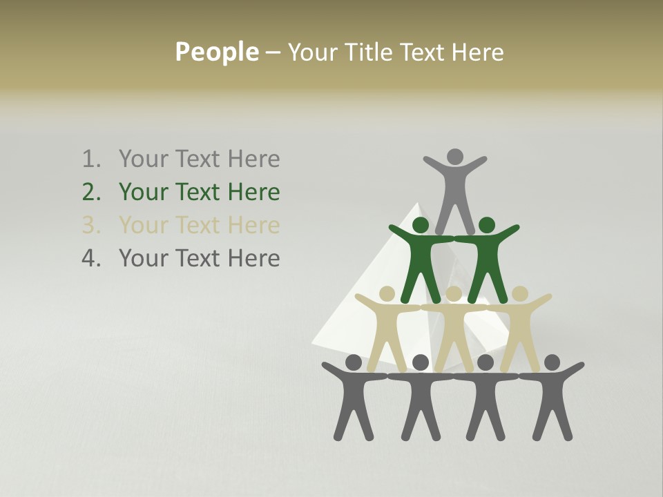 Shape Colored Background Horizontal PowerPoint Template