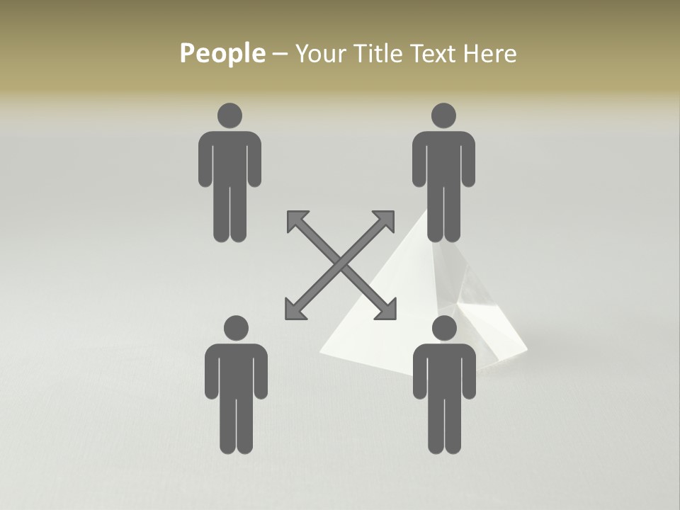 Shape Colored Background Horizontal PowerPoint Template