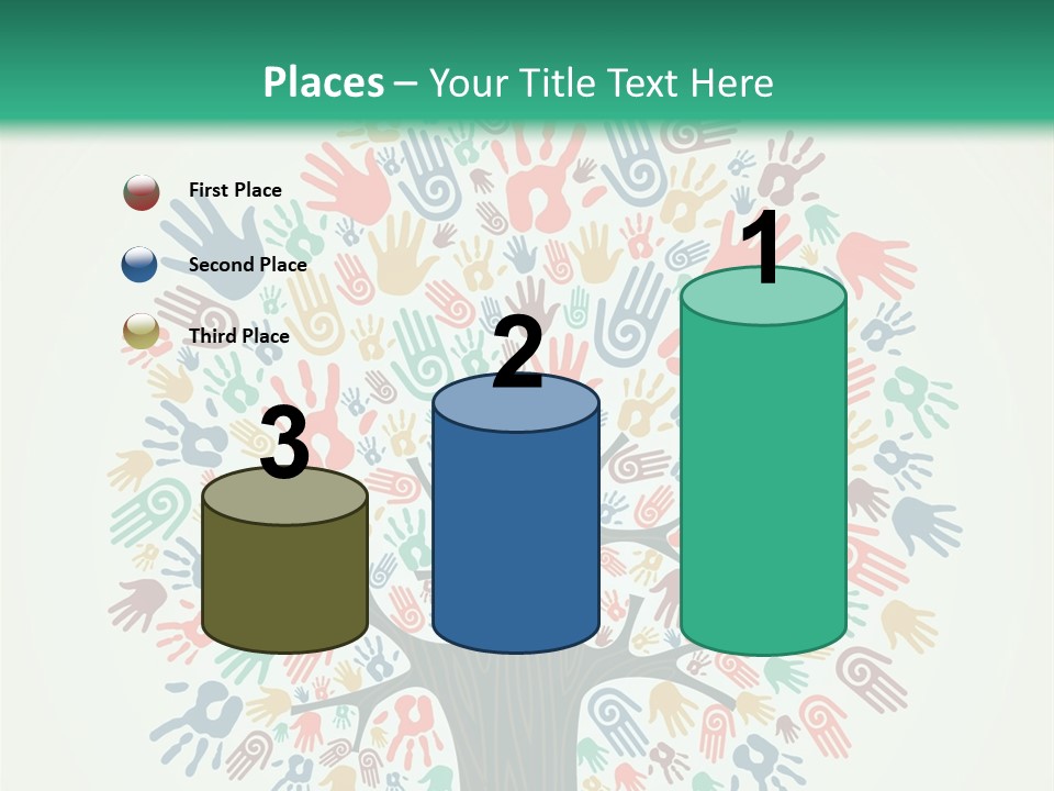 Earth Hands People PowerPoint Template