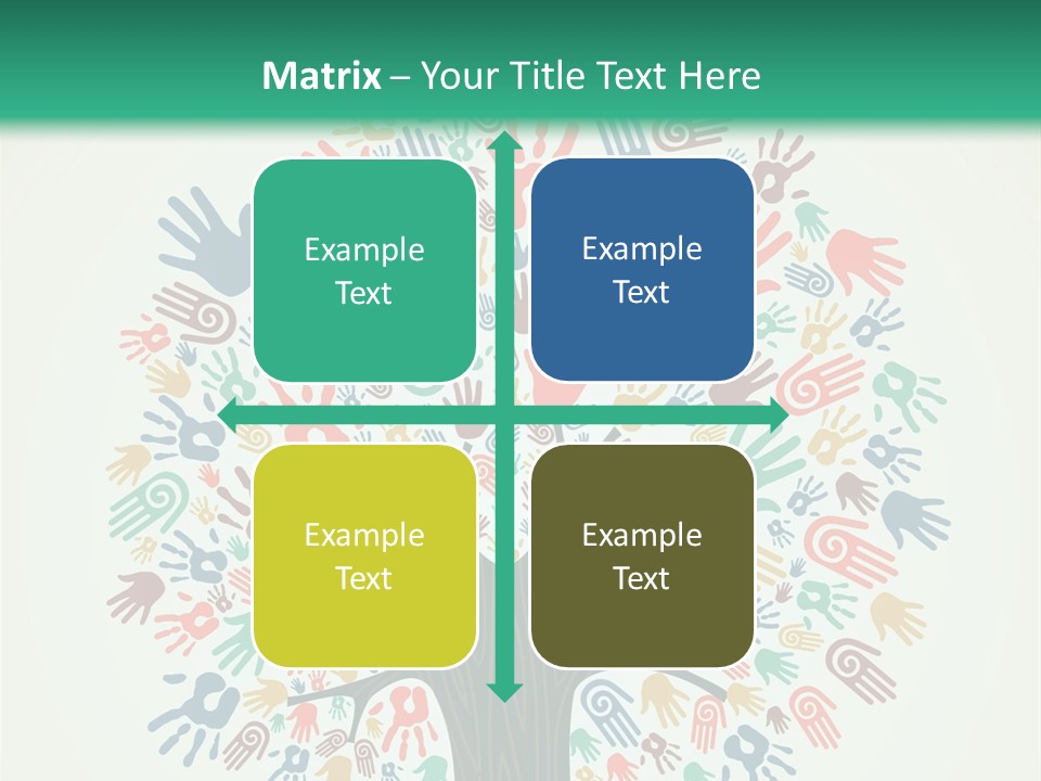 Earth Hands People PowerPoint Template