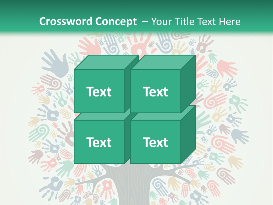 Earth Hands People PowerPoint Template