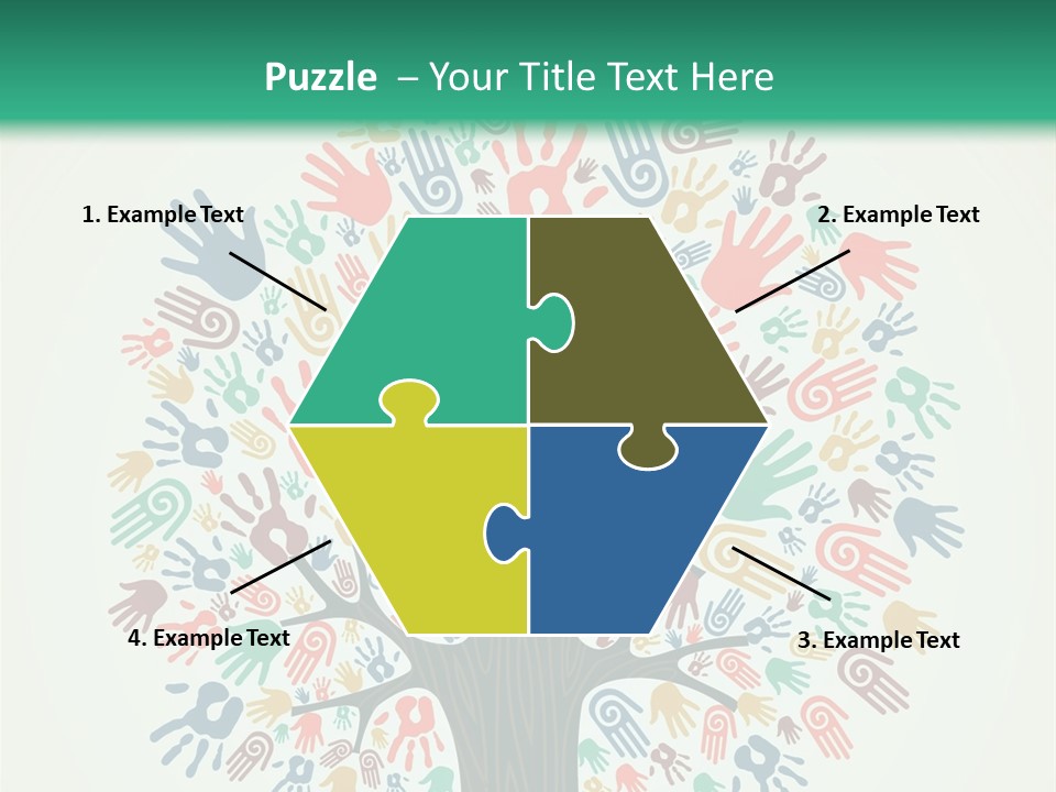 Earth Hands People PowerPoint Template