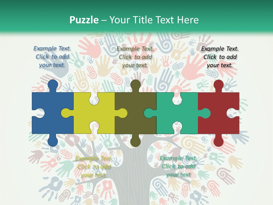 Earth Hands People PowerPoint Template