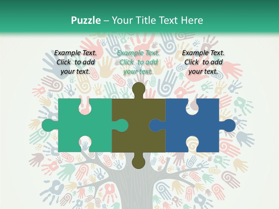 Earth Hands People PowerPoint Template