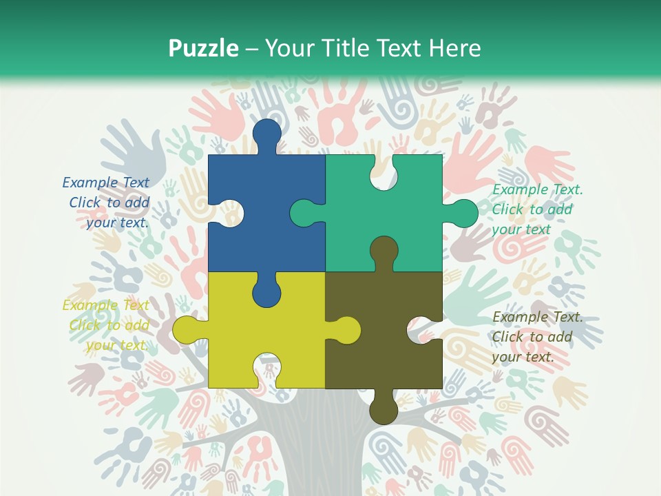 Earth Hands People PowerPoint Template