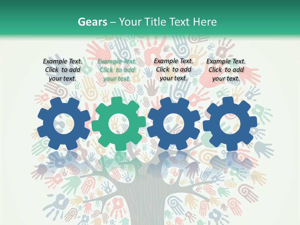 Earth Hands People PowerPoint Template