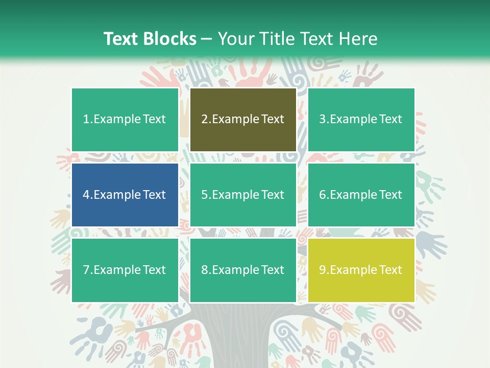 Earth Hands People PowerPoint Template