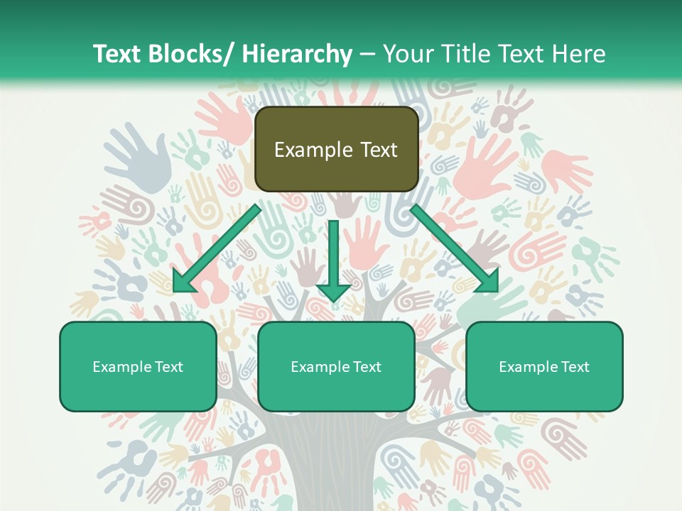 Earth Hands People PowerPoint Template