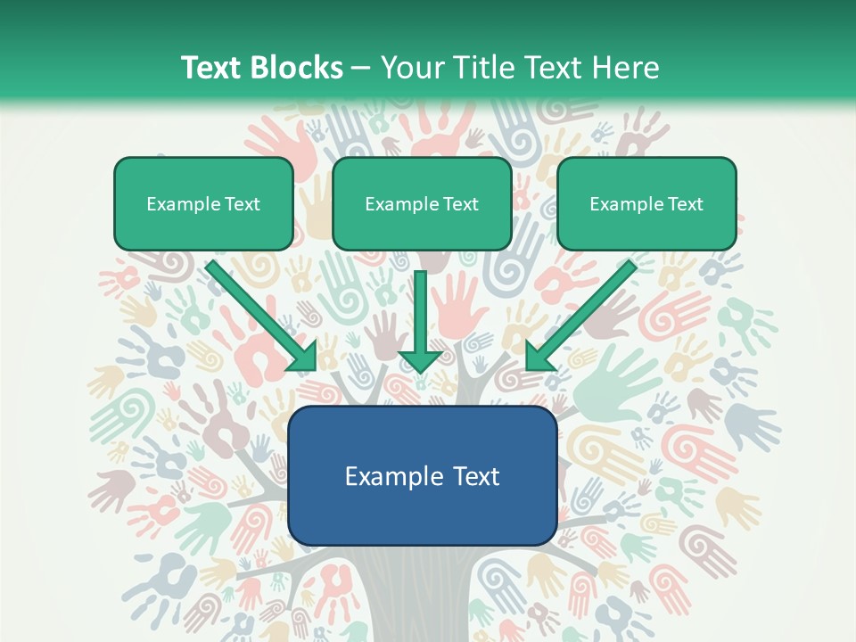 Earth Hands People PowerPoint Template