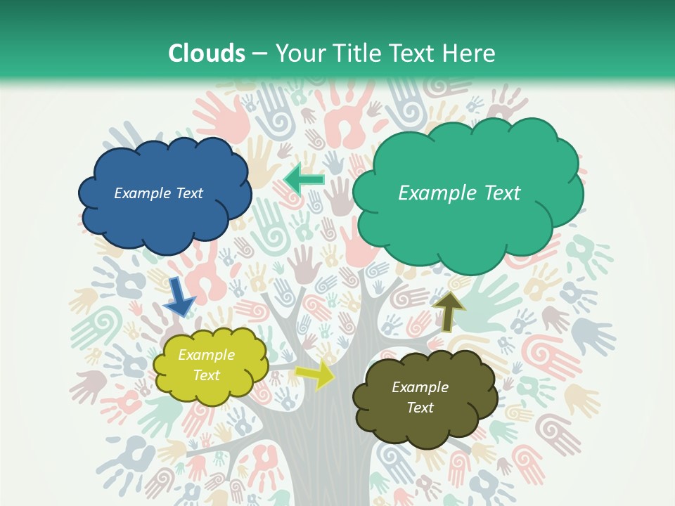 Earth Hands People PowerPoint Template