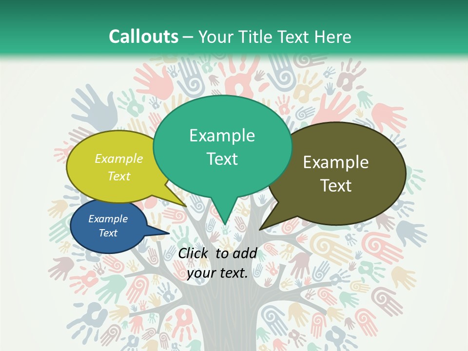 Earth Hands People PowerPoint Template