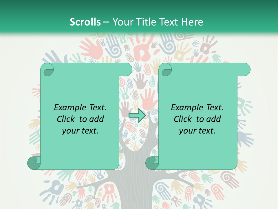 Earth Hands People PowerPoint Template