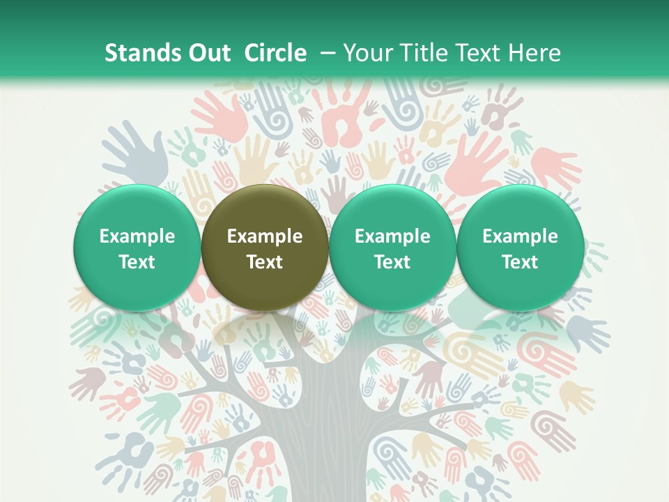 Earth Hands People PowerPoint Template