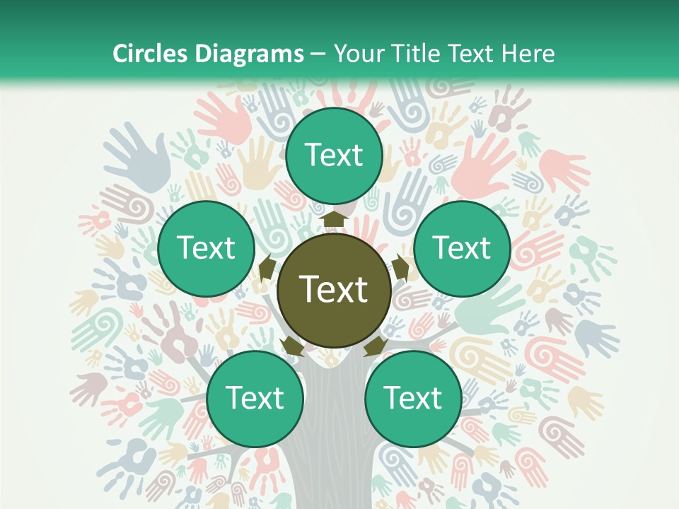 Earth Hands People PowerPoint Template