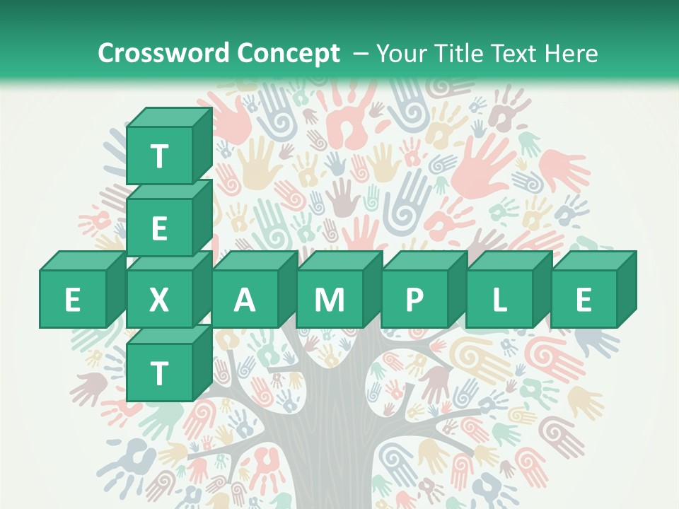 Earth Hands People PowerPoint Template