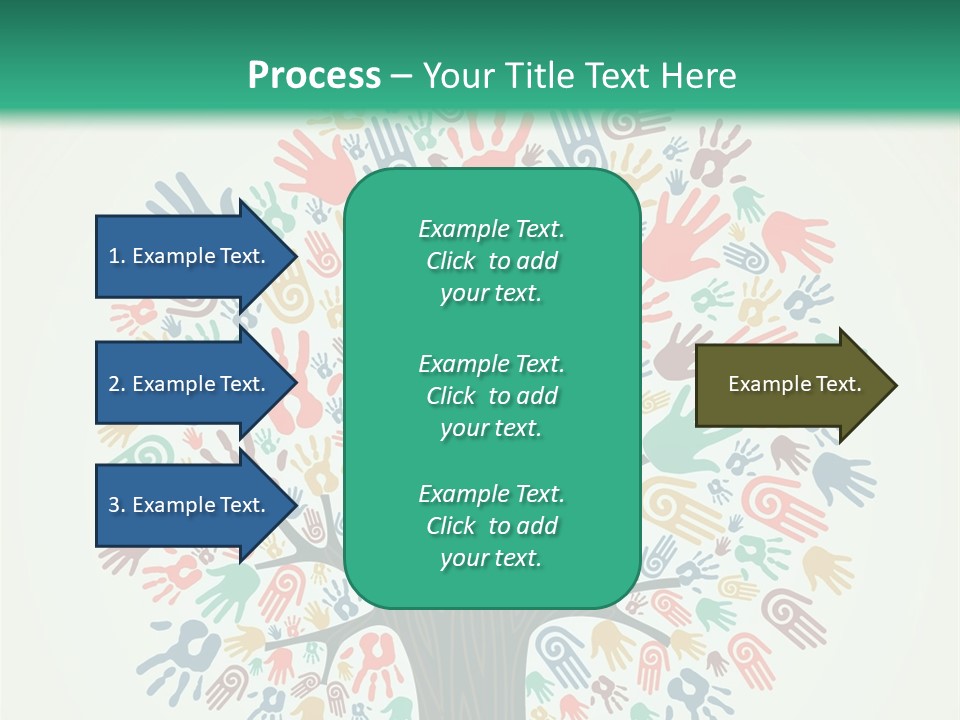 Earth Hands People PowerPoint Template