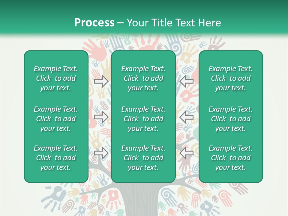 Earth Hands People PowerPoint Template