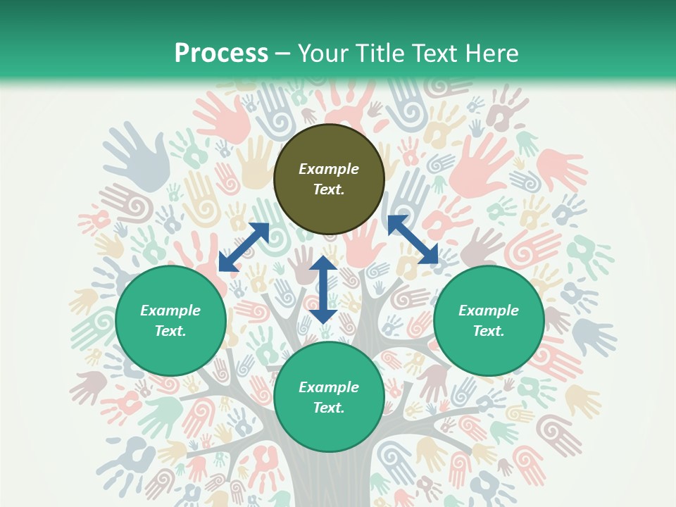 Earth Hands People PowerPoint Template