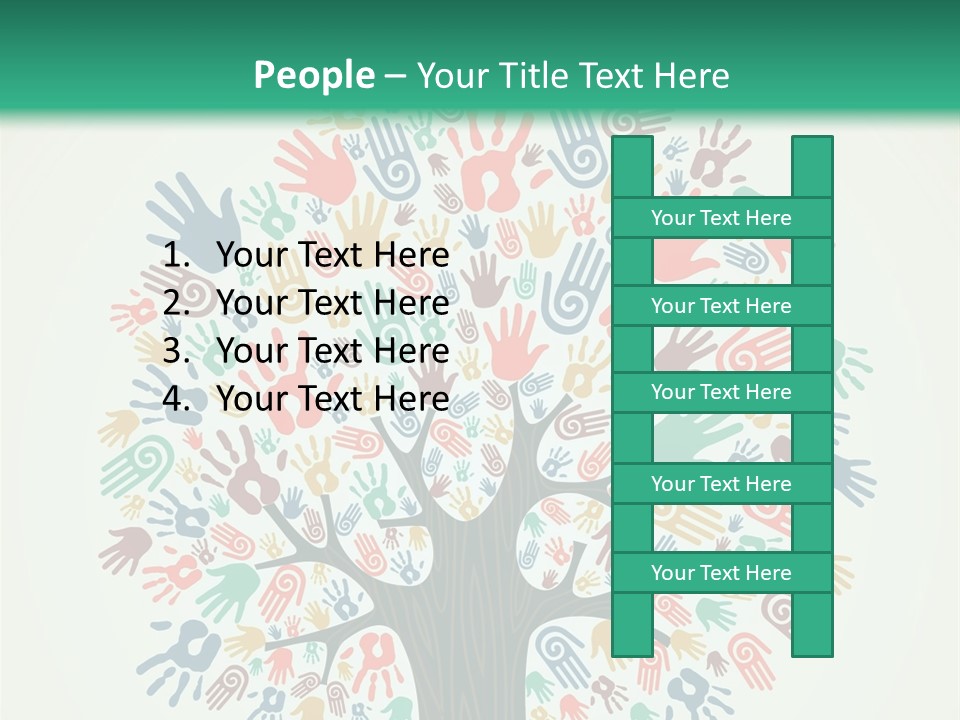 Earth Hands People PowerPoint Template