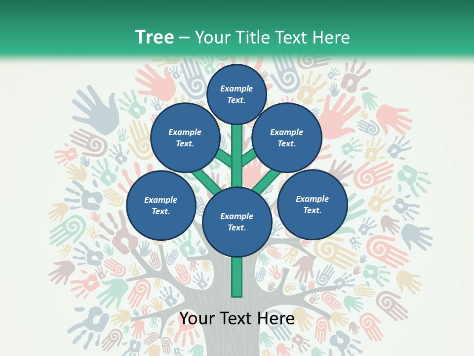 Earth Hands People PowerPoint Template