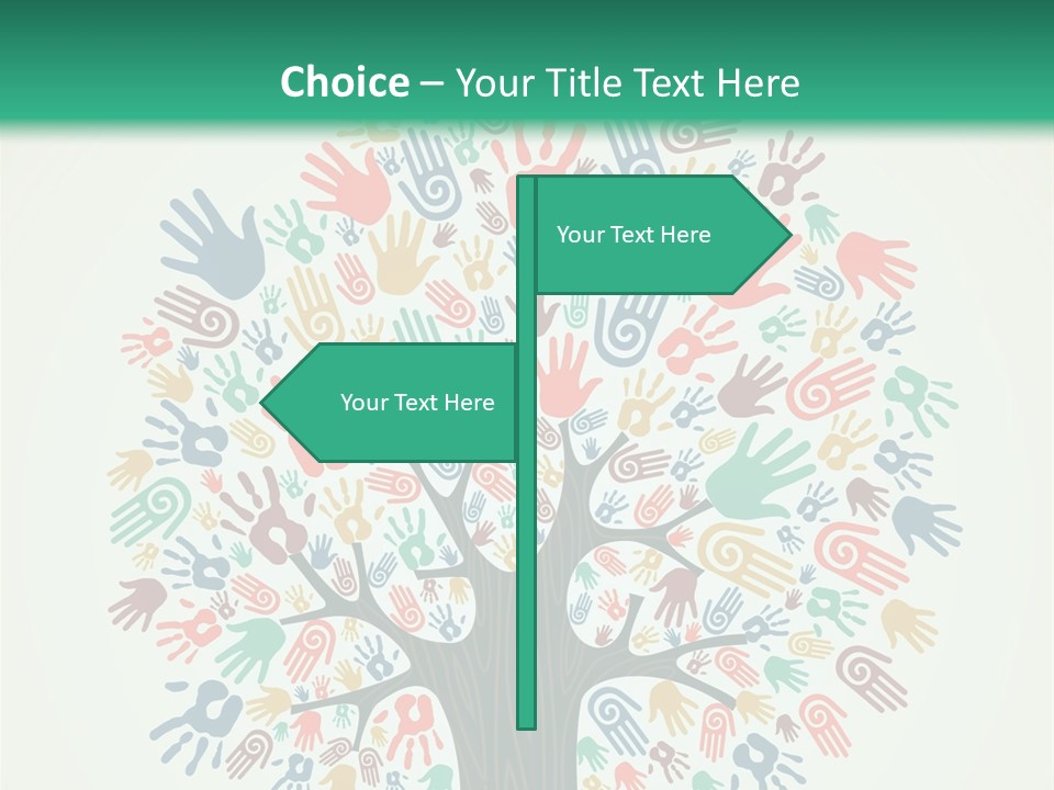 Earth Hands People PowerPoint Template