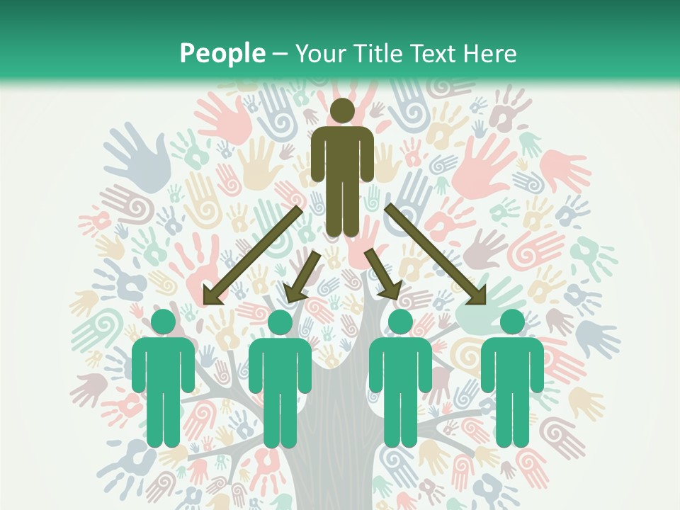 Earth Hands People PowerPoint Template