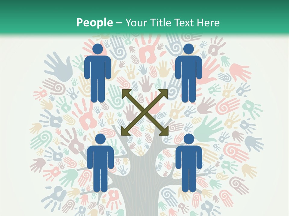 Earth Hands People PowerPoint Template