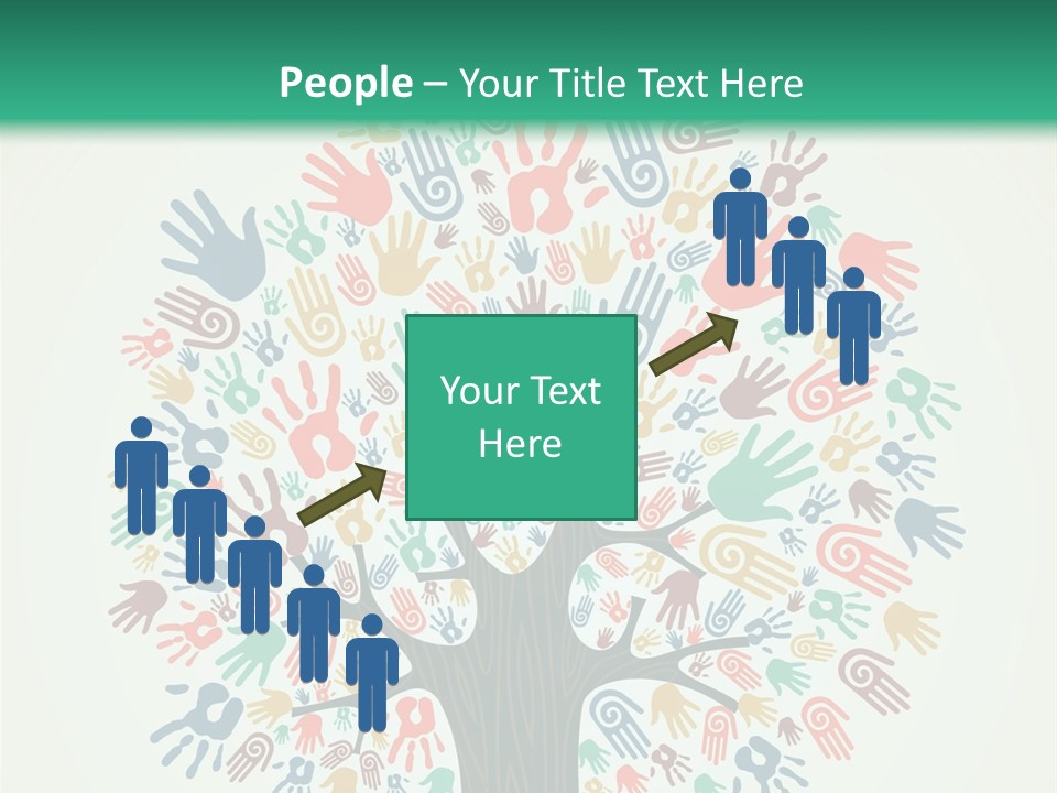 Earth Hands People PowerPoint Template