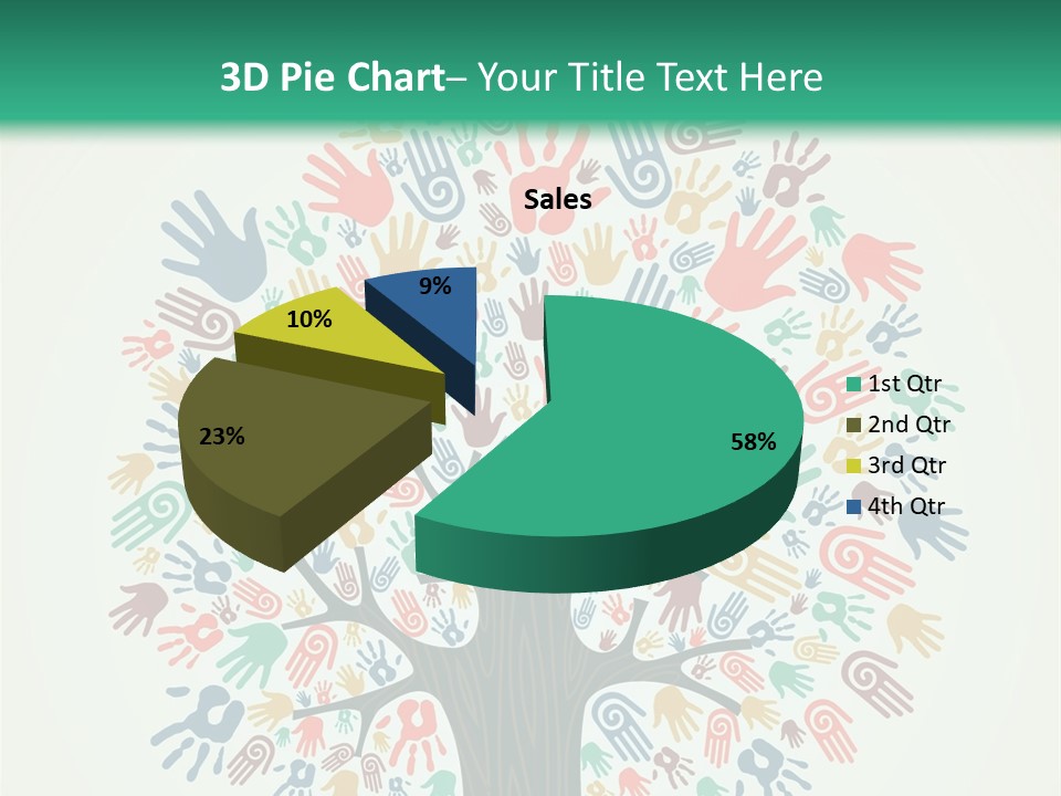 Earth Hands People PowerPoint Template