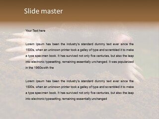 Harmful World Molehill PowerPoint Template